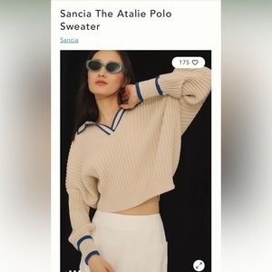 Sancia by Anthropologie The Atalie Polo Sweater